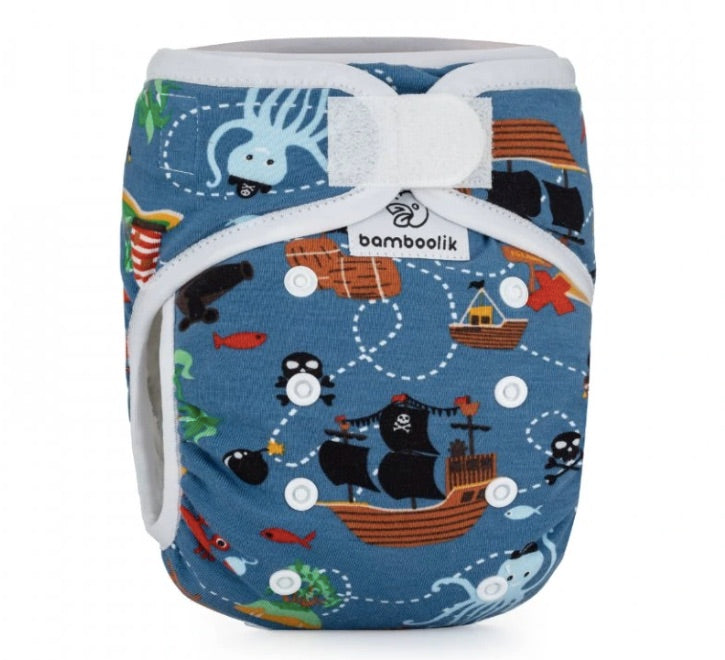 Nacht-Höschenwindel mit Einlage von Bamboolik (3,5-15 kg)