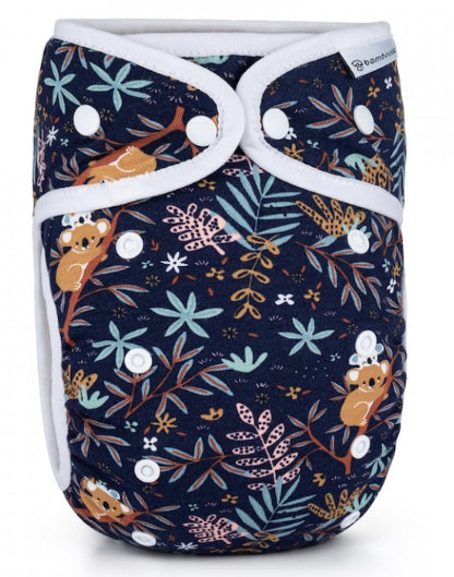 Bamboolik XL Bio-Baumwolle | Höschenwindel mit Einlage | Druckknöpfe
