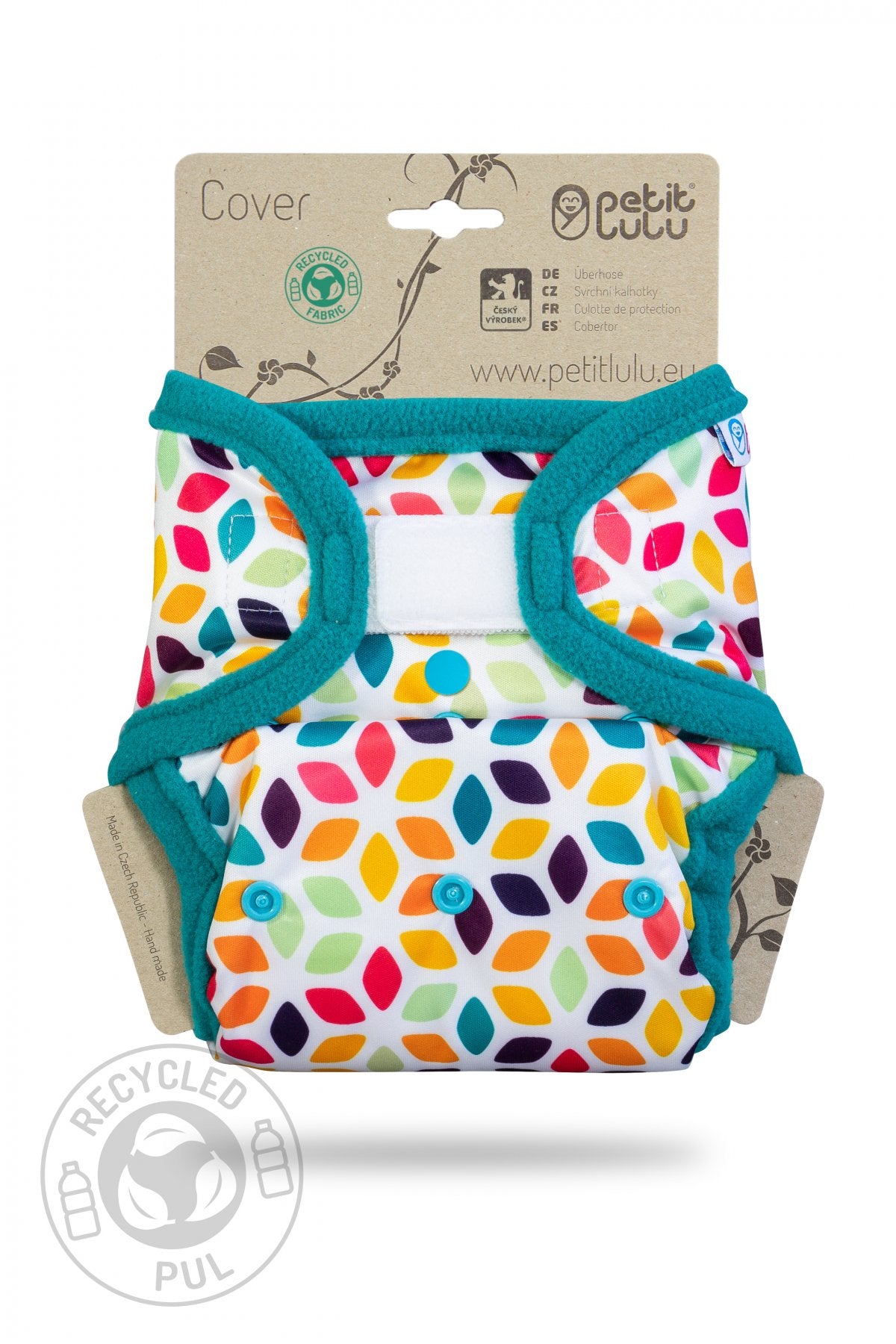 Petit Lulu One Size Überhose Größe 2 (5-16 kg) – SIO-Option, passt über Höschenwindeln