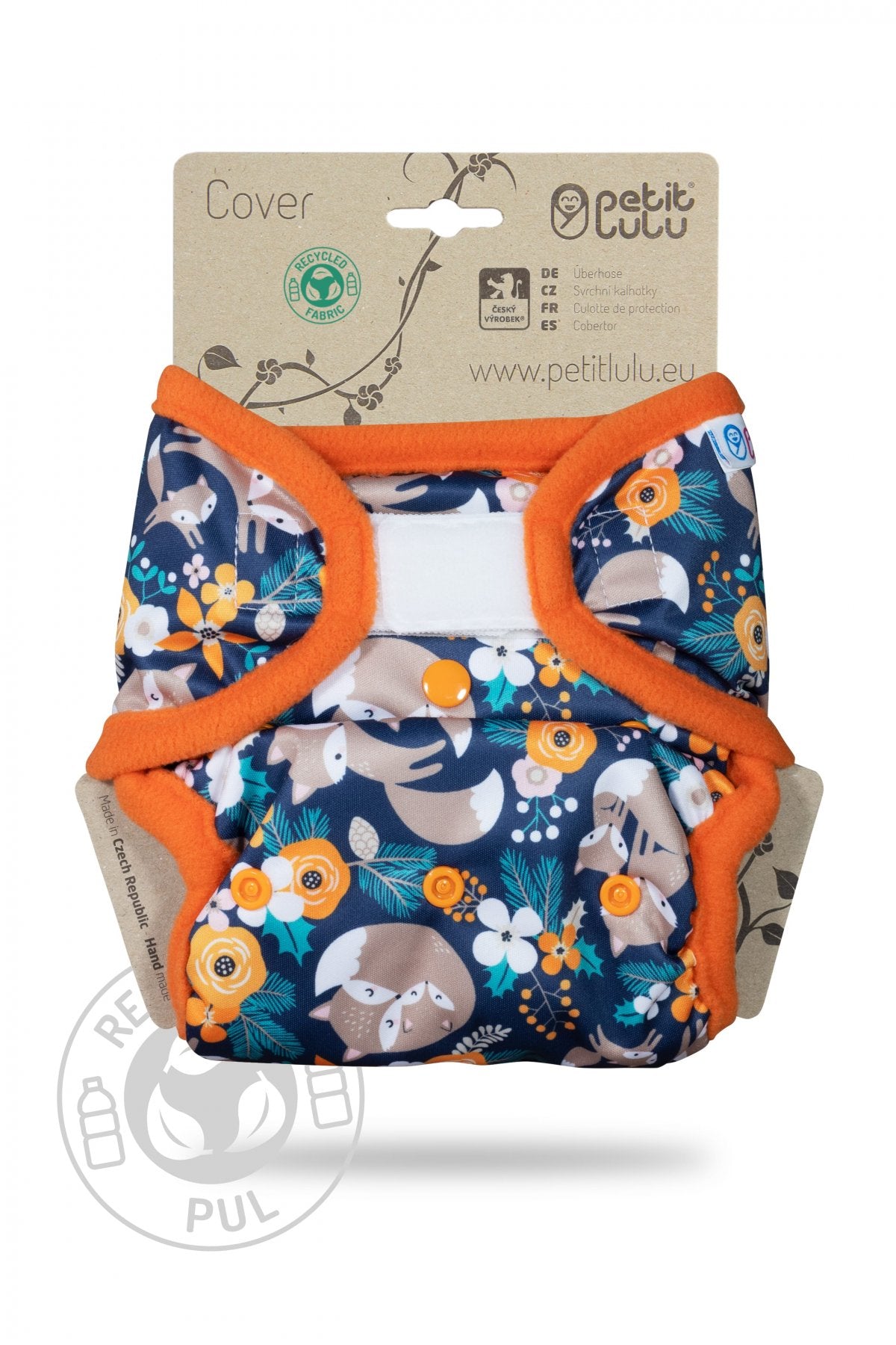 Petit Lulu One Size Überhose Größe 2 (5-16 kg) – SIO-Option, passt über Höschenwindeln