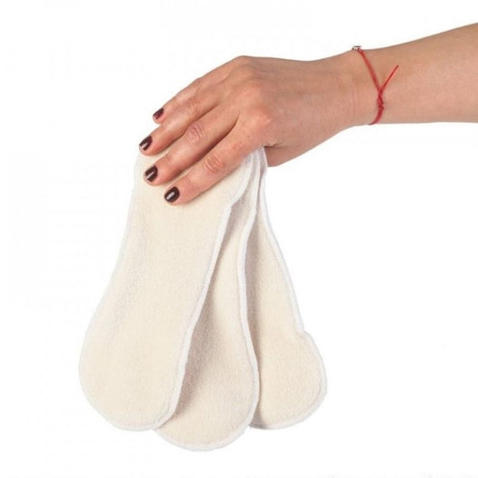 Bamboolik waschbare Stoffbinden aus Baumwolle + Stay-Dry (3er-Pack)