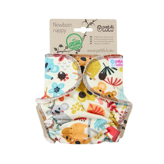 Petit Lulu Fluffy Organic Neugeborenen-Höschenwindel (2 – 6 kg) Höschenwindel von Petit Lulu bei Windelwissen.de