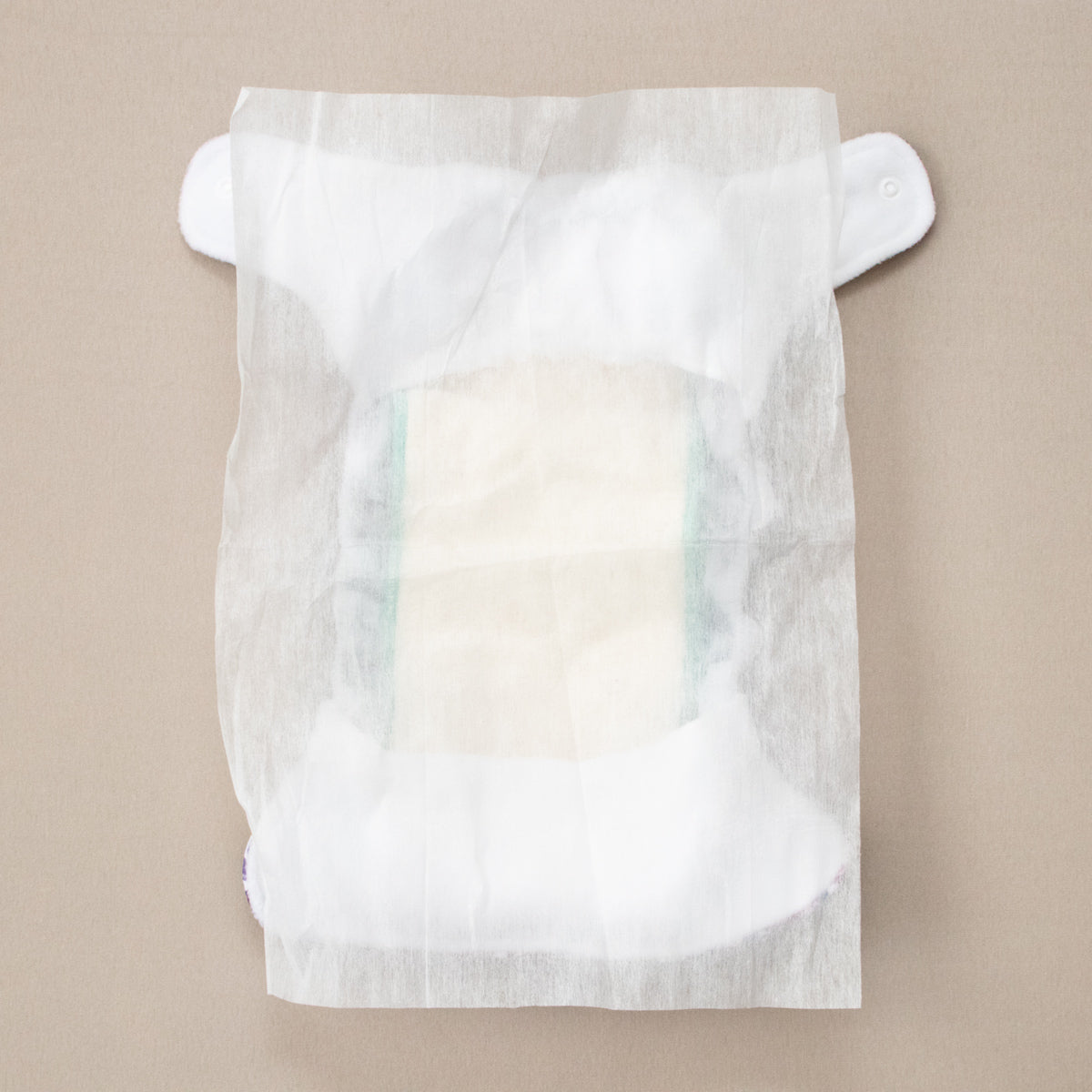 Doodush lange, breite Saugeinlage Größe L grün (12×70 cm) Prefold/vorgefaltete Einlage von Doodush bei Windelwissen.de