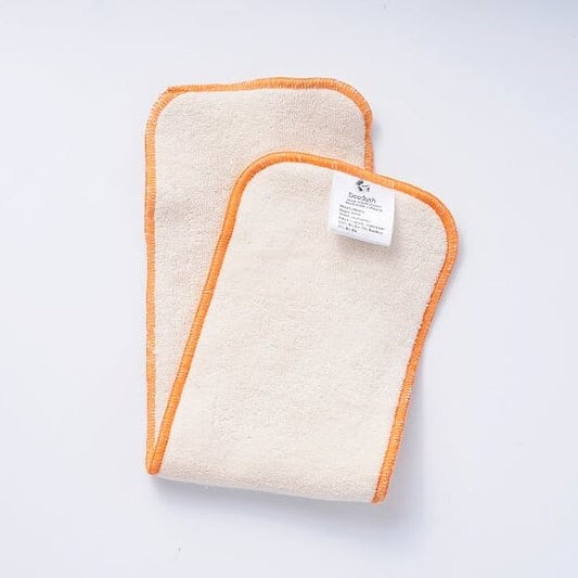 Doodush kurze, schmale Saugeinlage orange (10×35 cm) Prefold/vorgefaltete Einlage von Doodush bei Windelwissen.de