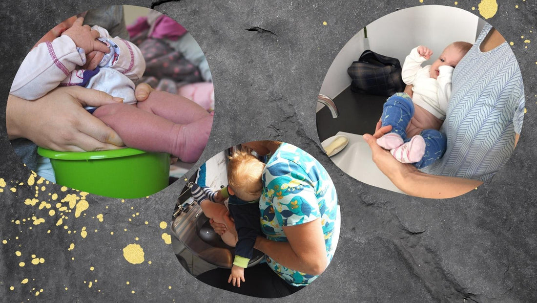 Babys abhalten: 10 bequeme Abhaltepositionen –