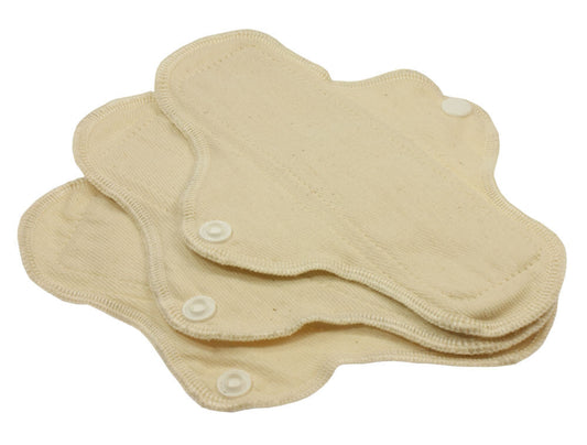 Blümchen Wasserdichte Slipeinlagen Bio-Baumwoll Twill (3 Stück)