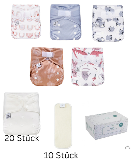 Ohalea Komplett Stoffwindelpaket (4-14 kg)