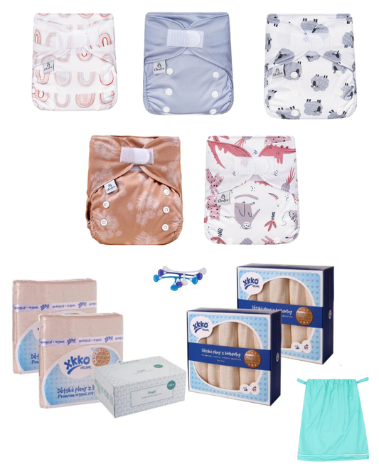 Günstiges Ohalea Sparpaket fürs Mullwindeln wickeln (4-14 kg) - 9% Rabatt