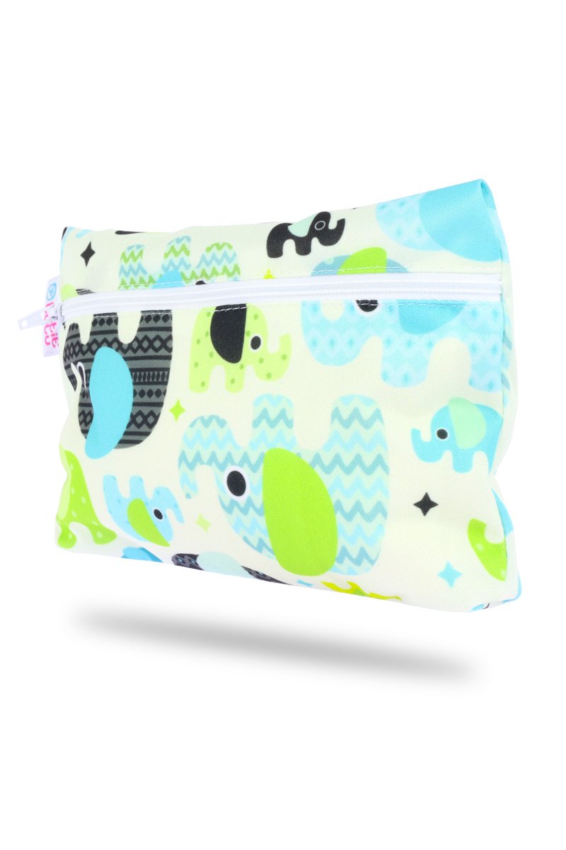 Mini-Wetbag für Slipeinlagen, Binden oder Schnuller von Petit Lulu (18×14,5 cm)